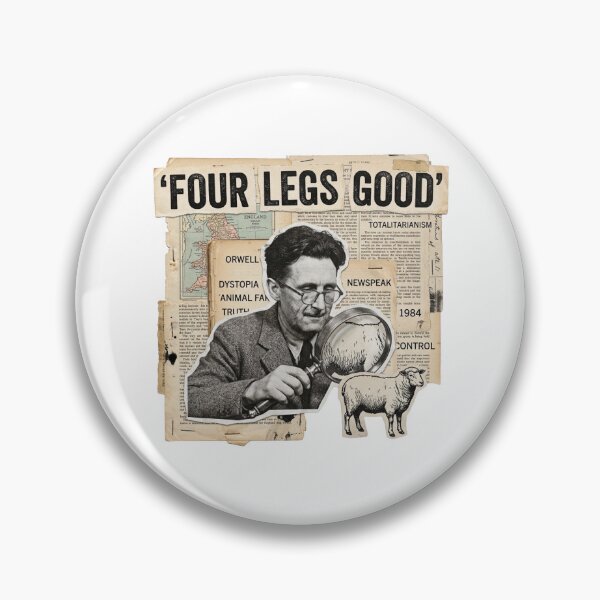 Item preview, George Orwell | Four Legs Good designed and sold by OzzFrequency.