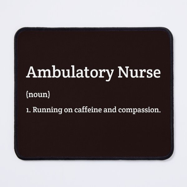 Item preview, Running on Coffee and Compassion Ambulatory Nurse Definition designed and sold by JJShirtz.