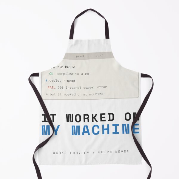 Item preview, It Worked On My Machine designed and sold by besiwashere.