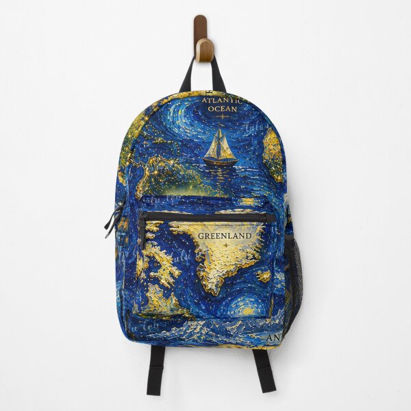 Item preview, Starry World Map – A World in Motion designed and sold by LuluLeb.
