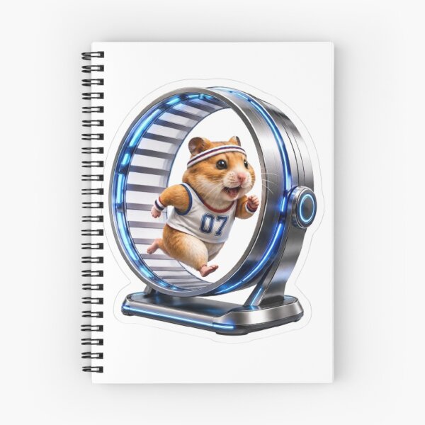 Item preview, Hamster Running in High-Tech Wheel designed and sold by Snurly.