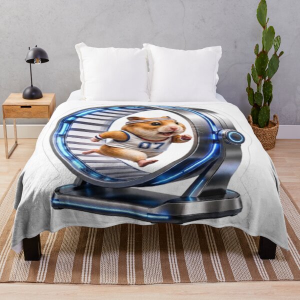 Item preview, Hamster Running in High-Tech Wheel designed and sold by Snurly.