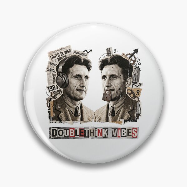 Item preview, George Orwell | Doublethink Vibes designed and sold by OzzFrequency.