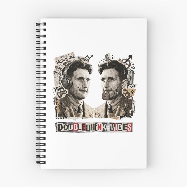 Item preview, George Orwell | Doublethink Vibes designed and sold by OzzFrequency.