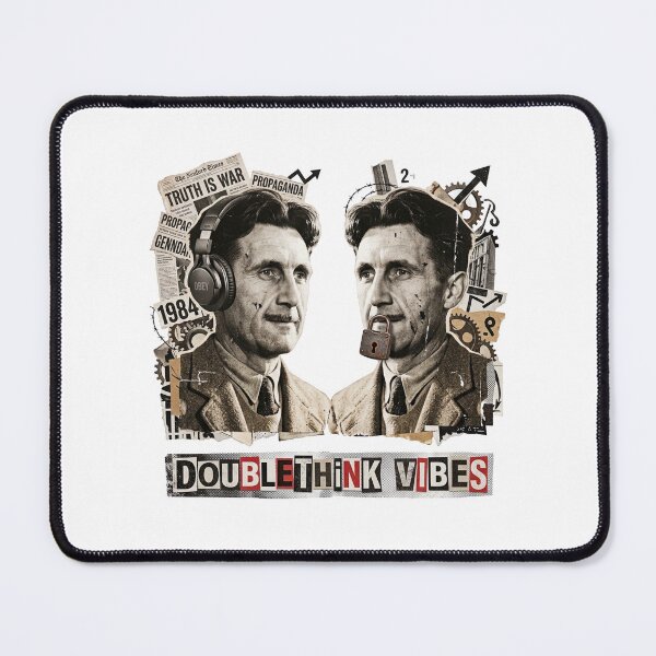 Item preview, George Orwell | Doublethink Vibes designed and sold by OzzFrequency.