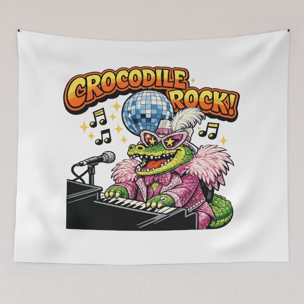 Item preview, Elton John Crocodile Rock Homage designed and sold by Bad-Decisions-Designs.