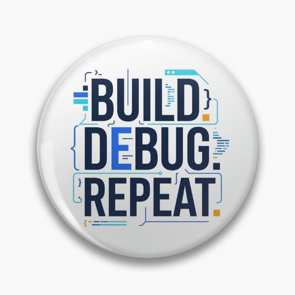 Item preview, Study Like a Software Engineer | Build Debug Repeat Coding STEM Gift designed and sold by Amr Darwish Graphic designer.