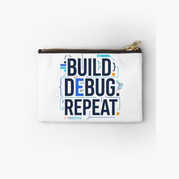 Item preview, Study Like a Software Engineer | Build Debug Repeat Coding STEM Gift designed and sold by Amr Darwish Graphic designer.