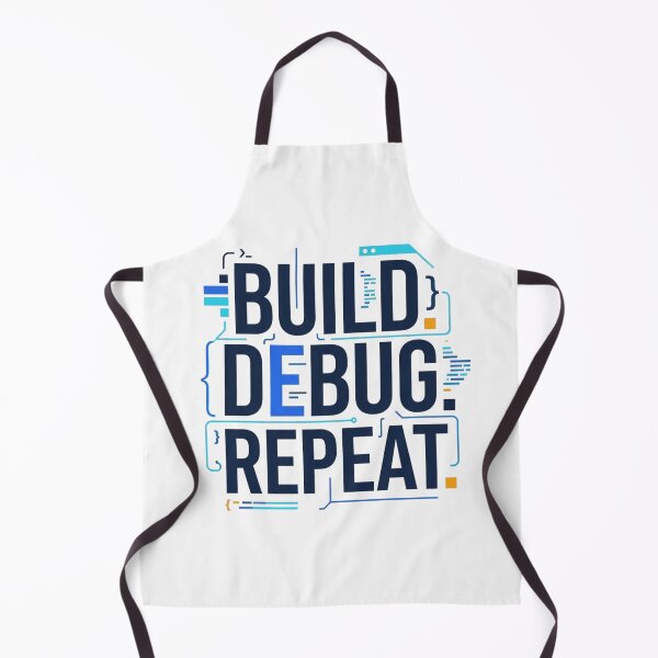 Item preview, Study Like a Software Engineer | Build Debug Repeat Coding STEM Gift designed and sold by Amr Darwish Graphic designer.