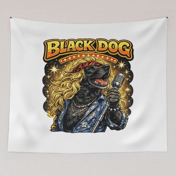Item preview, Led Zeppelin Robert Plant Black Dog Homage designed and sold by Bad-Decisions-Designs.