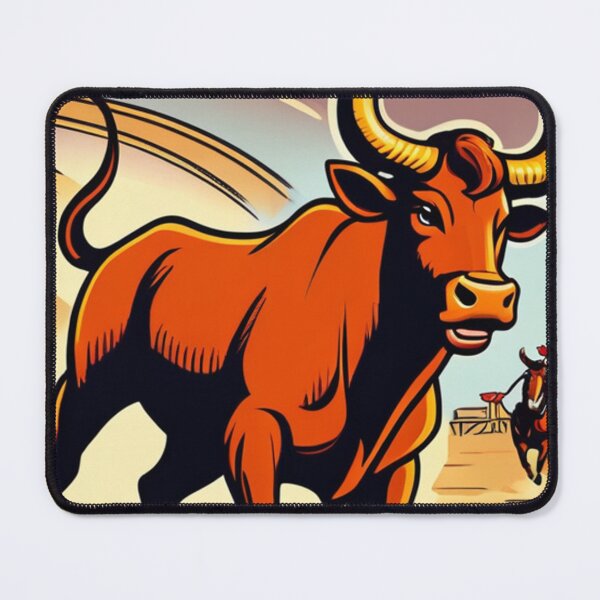 Item preview, Art - Iconic Rodeo Animal, Vintage Graphic Style Scene designed and sold by World-Pets.