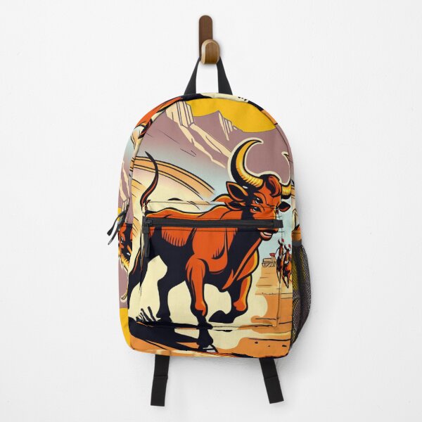 Item preview, Art - Iconic Rodeo Animal, Vintage Graphic Style Scene designed and sold by World-Pets.