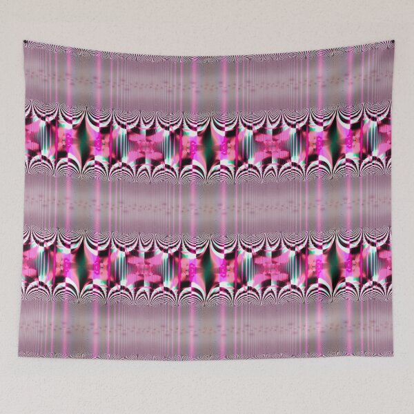Item preview, Pattern "Space Architecture. Pink flower" designed and sold by Gluecknika.