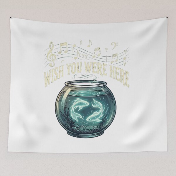 Item preview, Pink Floyd Two Lost Souls In A Fish Bowl designed and sold by Bad-Decisions-Designs.
