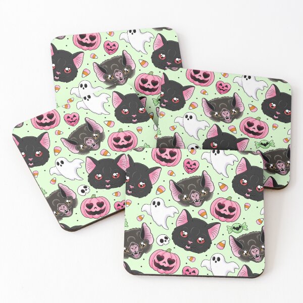 Artikelvorschau, Feline Spooky - Grün entworfen und verkauft von Catty Crafts.