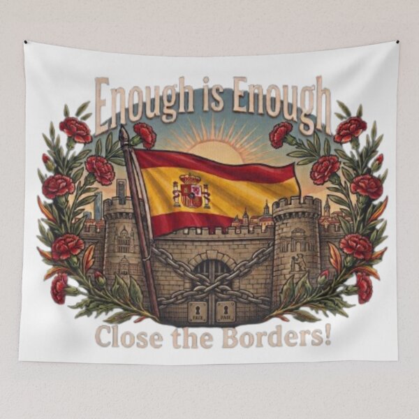 Item preview, Spain: Enough is Enough Close the Borders! designed and sold by Kirrindy Designs.