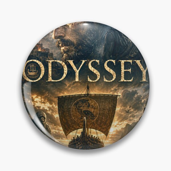 Item preview, Odyssey – Epic Greek Mythology Movie Poster, Ancient Sea Adventure Wall Art designed and sold by lavanya11.