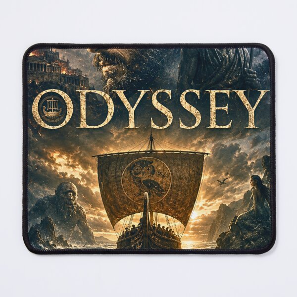 Item preview, Odyssey – Epic Greek Mythology Movie Poster, Ancient Sea Adventure Wall Art designed and sold by lavanya11.