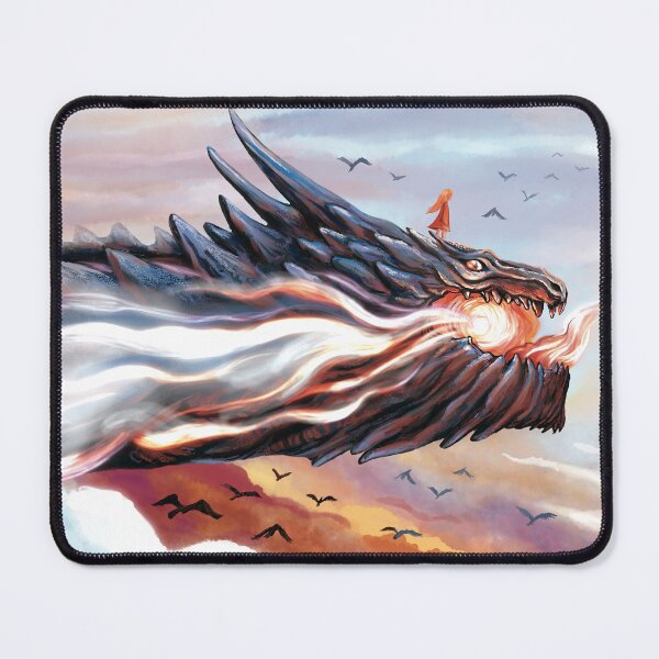 Item preview, Balerion the Black Dread – Dark Fantasy Dragon designed and sold by DanuskaArt.