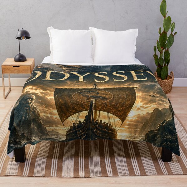 Item preview, Odyssey – Epic Greek Mythology Movie Poster, Ancient Sea Adventure Wall Art designed and sold by lavanya11.