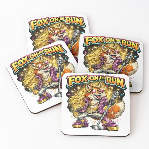 Item preview, Sweet Fox On The Run Glam Rock Homage designed and sold by Bad-Decisions-Designs.