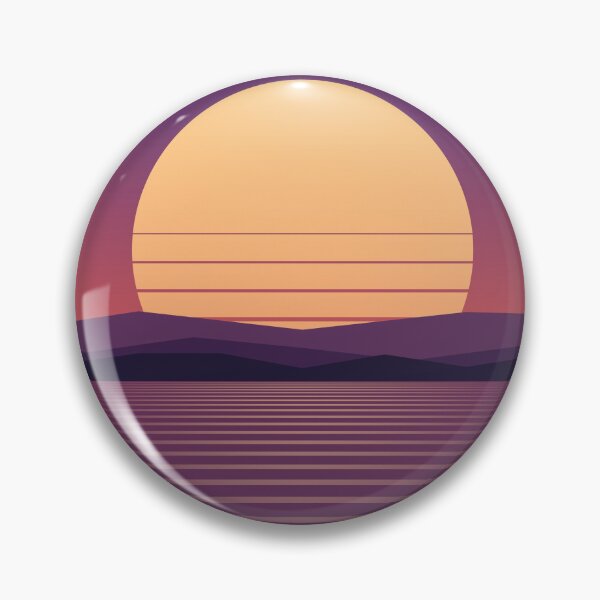 Item preview, Retro Sunset Over Water designed and sold by besiwashere.