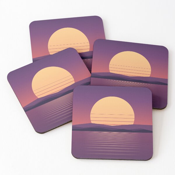Item preview, Retro Sunset Over Water designed and sold by besiwashere.