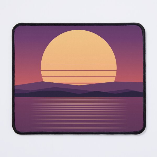 Item preview, Retro Sunset Over Water designed and sold by besiwashere.