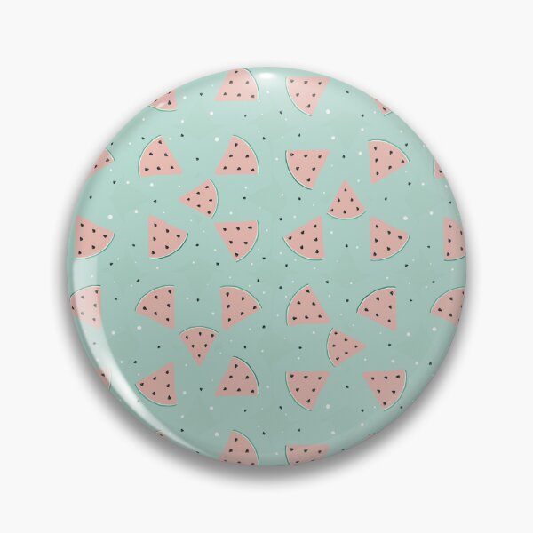 Item preview, Cute Pastel Watermelon Pattern Mint Summer Aesthetic designed and sold by Angie-Atelier.