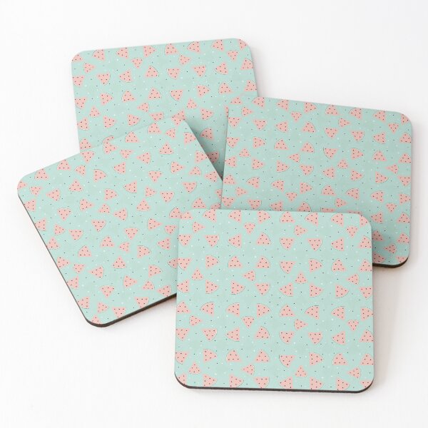 Item preview, Cute Pastel Watermelon Pattern Mint Summer Aesthetic designed and sold by Angie-Atelier.