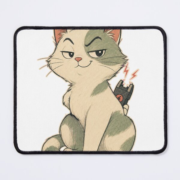 Item preview, Sneaky Cat With Taser Funny Sarcastic Quote T-Shirt Design designed and sold by KIDEnia.