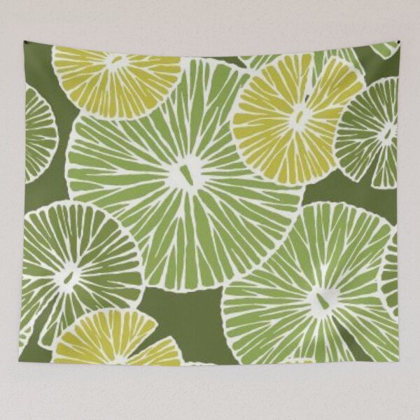 Item preview, Green Water Lily Pads Botanical Seamless Pattern designed and sold by LYAN-STORE.