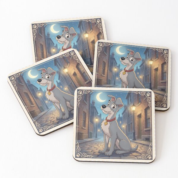 Item preview, Fictional Tramp Dog Postage Stamp designed and sold by Bad-Decisions-Designs.