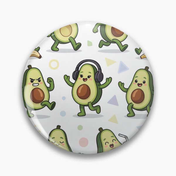 Item preview, Funny Avocado Seamless designed and sold by LenNo9881.