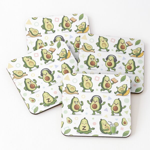Item preview, Funny Avocado Seamless designed and sold by LenNo9881.
