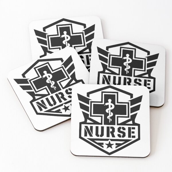 Item preview, Nurse Military Crest - Bold Wings and Caduceus Badge Design designed and sold by medicalkinoko.