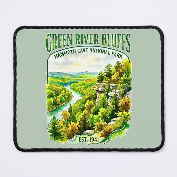 Item preview, Green River Bluffs Mammoth Cave designed and sold by EvergreenPark - Tee Studio.