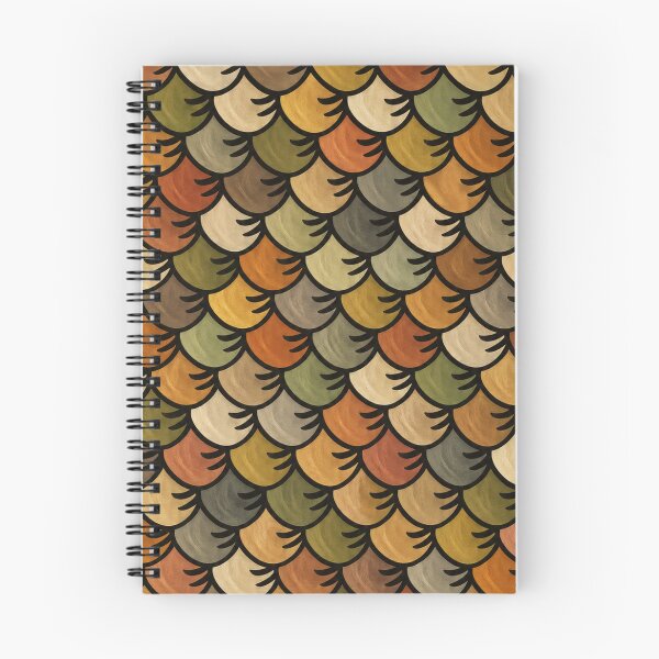 Item preview, Hand Painted Aquatic Scales – Colorful Nature Pattern designed and sold by annenambiro.