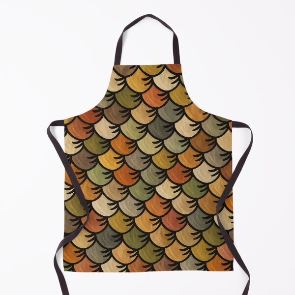 Item preview, Hand Painted Aquatic Scales – Colorful Nature Pattern designed and sold by annenambiro.