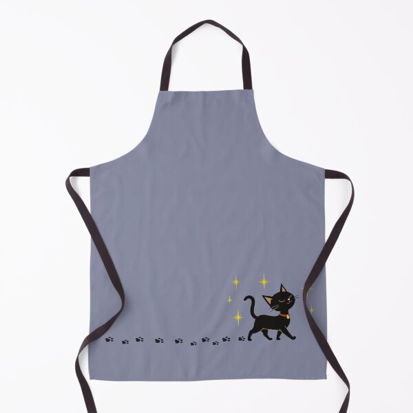 Item preview, Smug Black Cat Paw Print Trail designed and sold by pixiedustpaint.