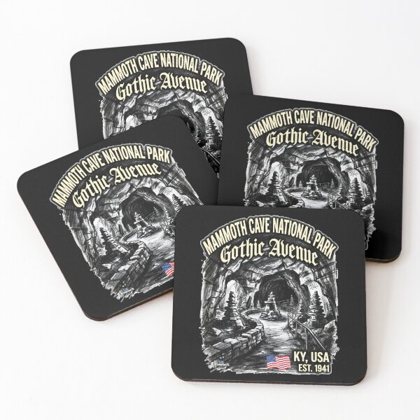 Item preview, Mammoth Cave Gothic Avenue Sticker designed and sold by EvergreenPark - Tee Studio.