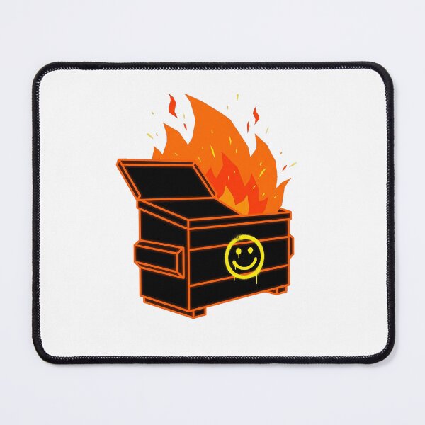 Item preview, Neon Dumpster Fire Graffiti Smiley Face designed and sold by Bad-Decisions-Designs.