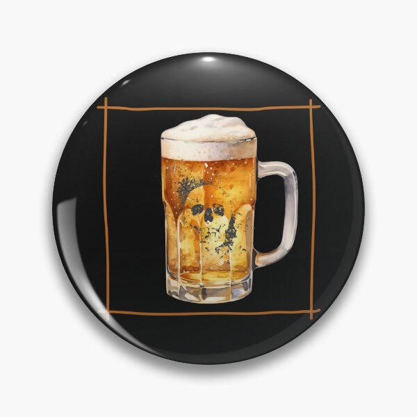 Item preview, Beer Mug With an image of a Skull designed and sold by DSoriaDesign.