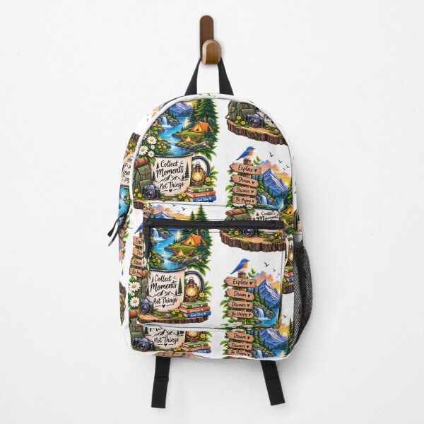 Item preview, Collect Moments Not Things – Nature Camping Adventure Mountain Lover designed and sold by Ishratparween11.