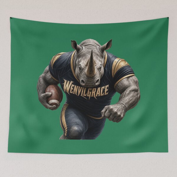 Item preview, Copy of Charging Rhino Football Gift designed and sold by Wenvilgrace.