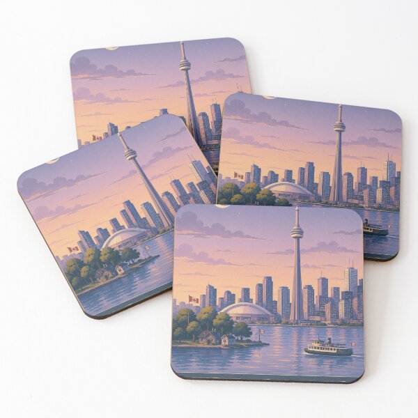 Item preview, Vintage Toronto Skyline at Dusk designed and sold by anelishstormey.