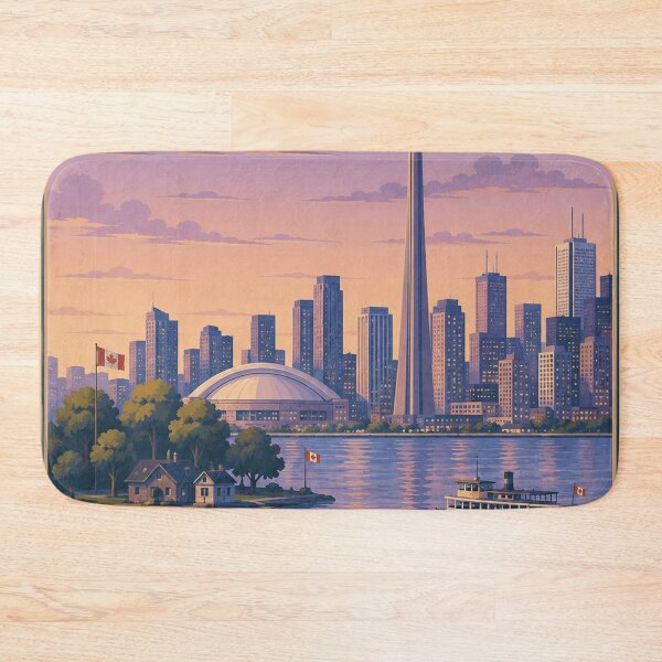 Item preview, Vintage Toronto Skyline at Dusk designed and sold by anelishstormey.