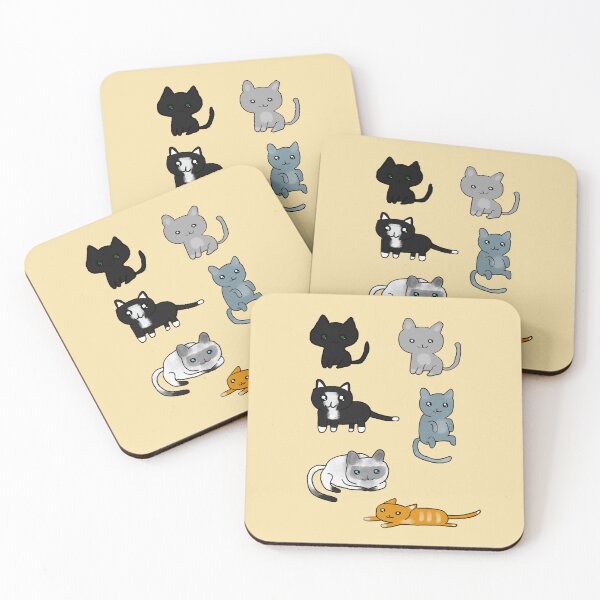 Item preview, Cat lover cute kawaii multi pack kittens designed and sold by KloBear-Ctns.