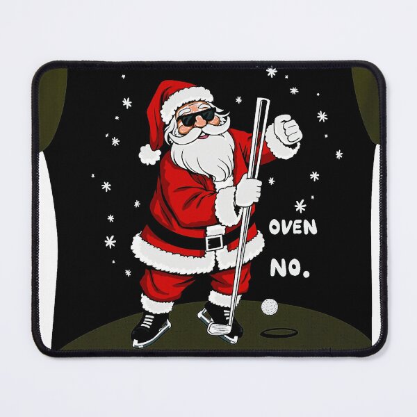 Item preview, Santa Claus Golf Putting Christmas Golfer Snow Skates designed and sold by lht6474.