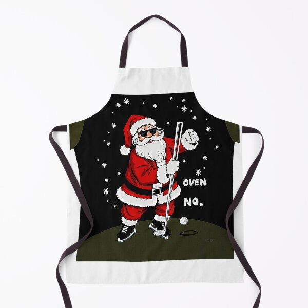 Item preview, Santa Claus Golf Putting Christmas Golfer Snow Skates designed and sold by lht6474.